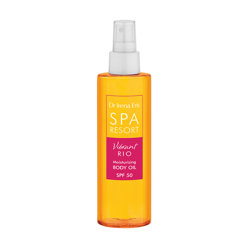 Зволожувальна олія для тіла Dr Irena Eris Spa Resort Vibrant Rio Moisturizing Body Oil SPF 50, 200 мл